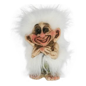 Troll med mye hvitt hr (Troll nr. 114) 